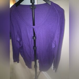 Premise Women's Button Down Purple Top